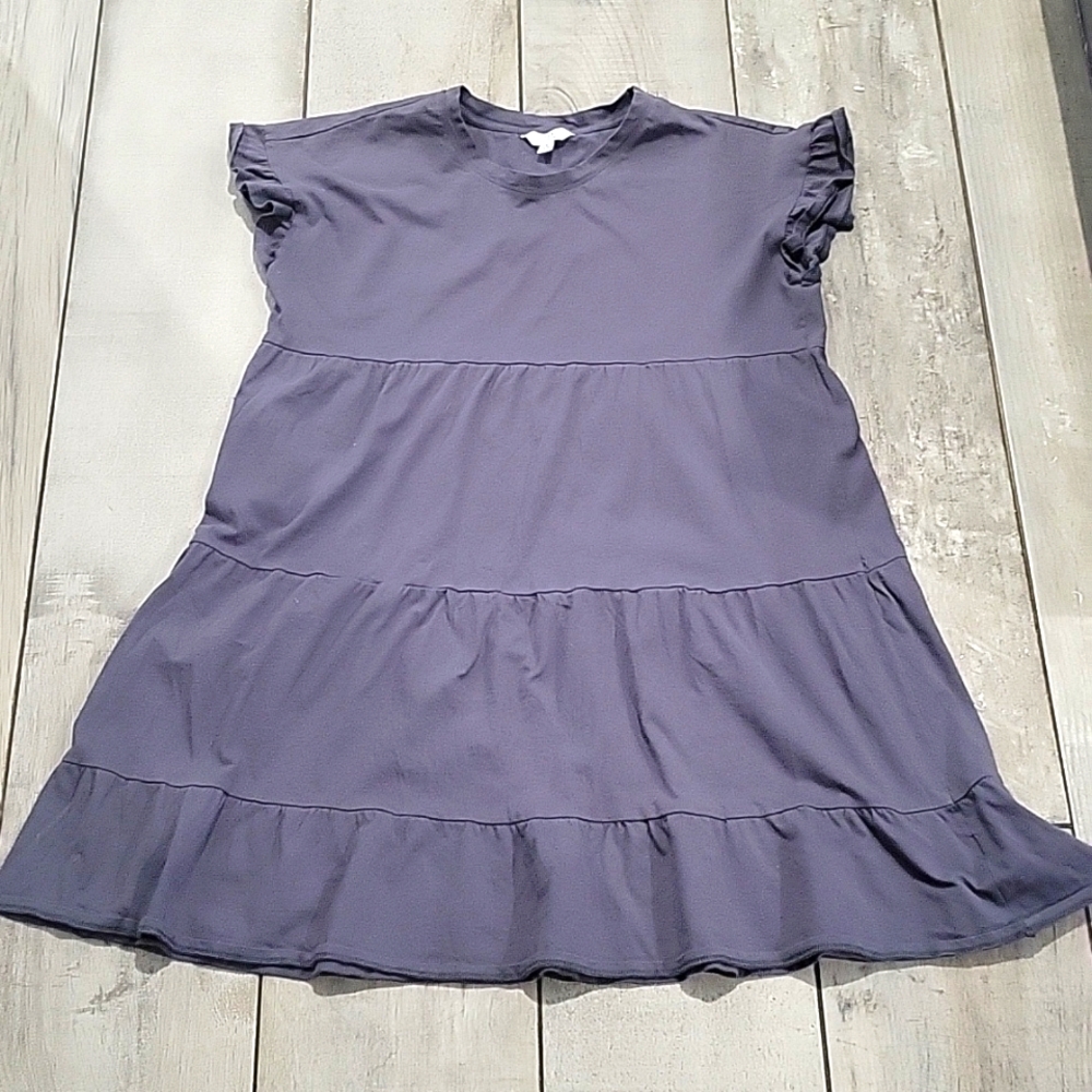 Time and tru gray summer dress size small - Picture 1 of 3